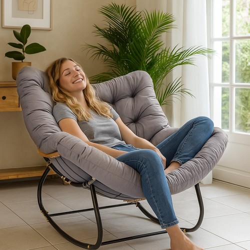 Garden rocking chair rattan - rocking,