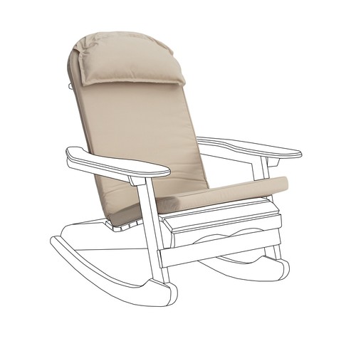 Stone garden adirondack - garden, chair