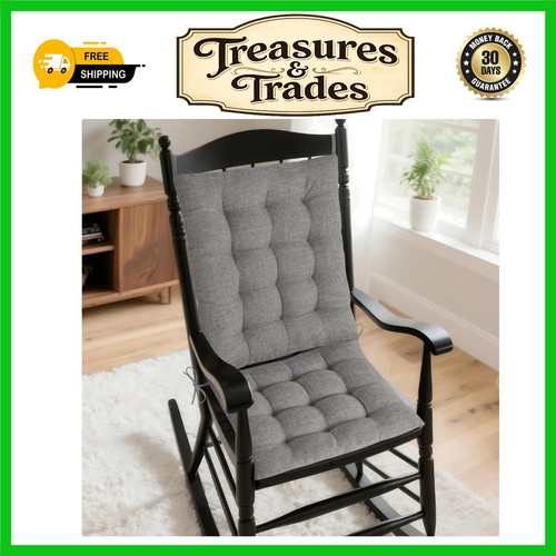 Plush tufted indoor rocking - plush,