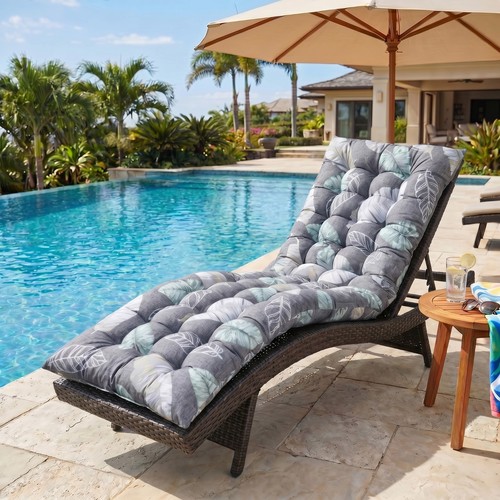 190x60cm sun lounger cushions - lounger,