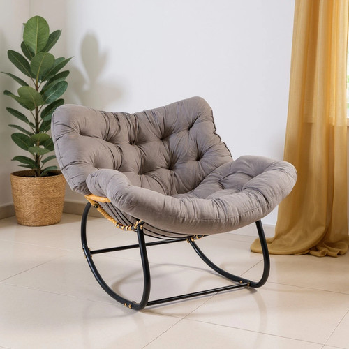 Garden rocking chair rattan - chair, –rattan